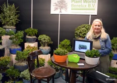 Francine Zwinkels van Plant World Benelux, dat zich gespecialiseerd heeft in crassula succulenten